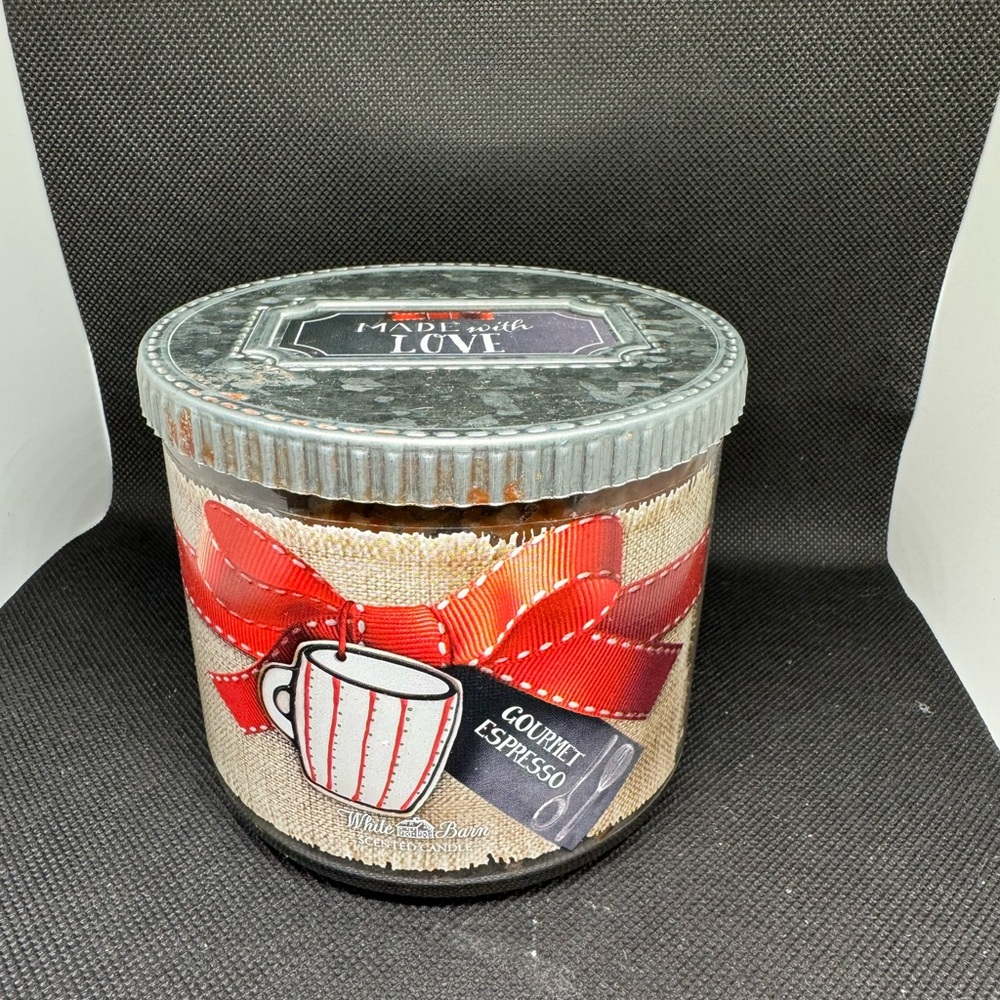 Gourmet Espresso VHTF 3-Wick Bath & Body Works Candle New with tags-never used